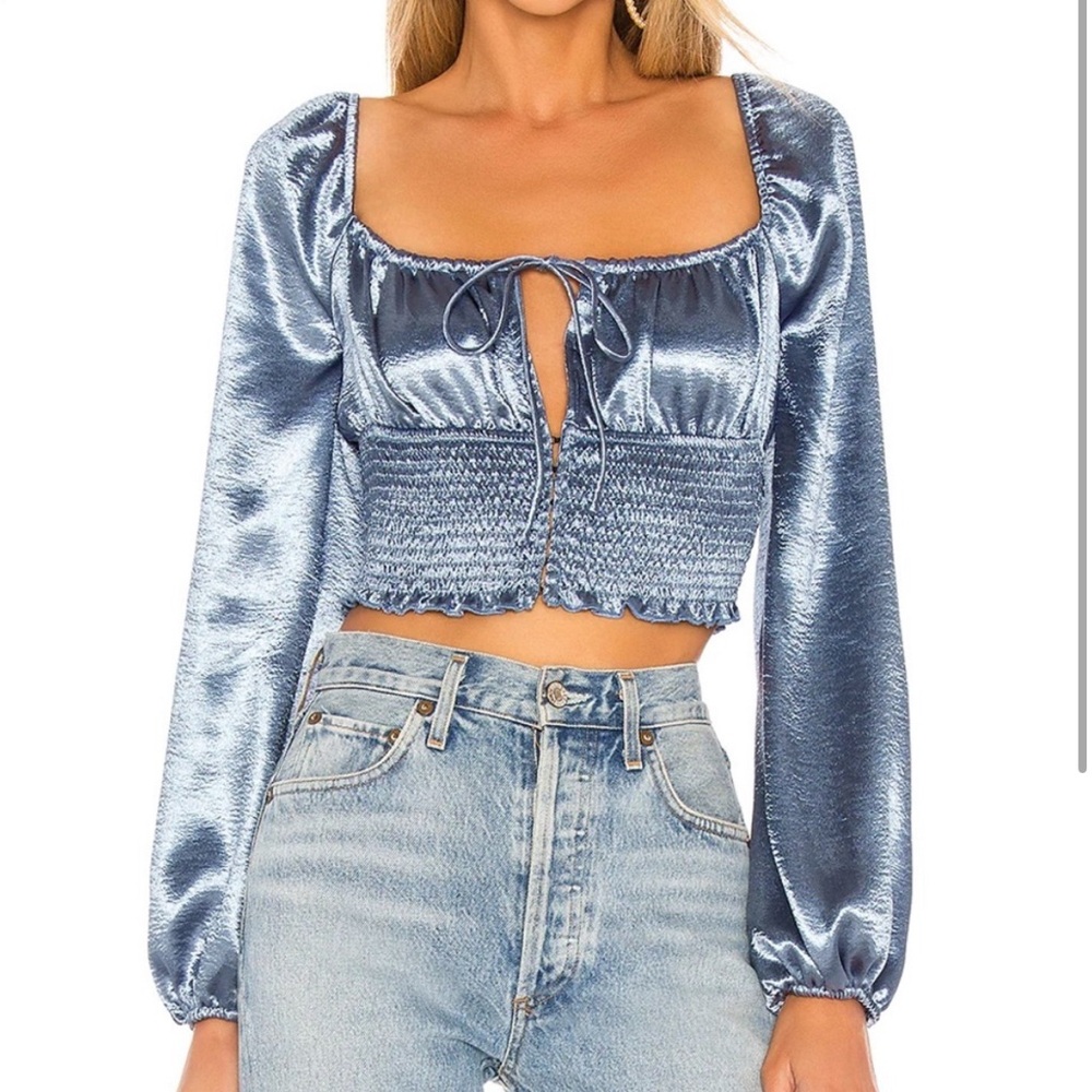 Revolve Super Down Crop Top